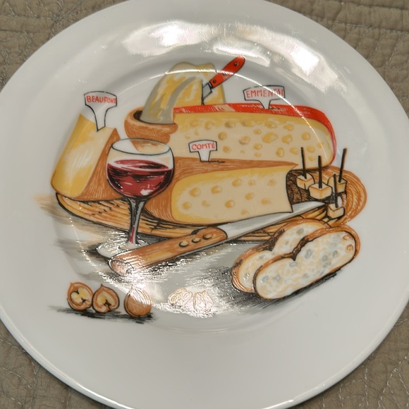 ALPAC Set of 6 French Cheese Hors D’oeuvres Plates - Picture 10 of 11